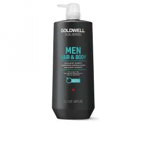 Гель для душа Dualsenses men hair & body shampoo Goldwell, 1000 мл.
