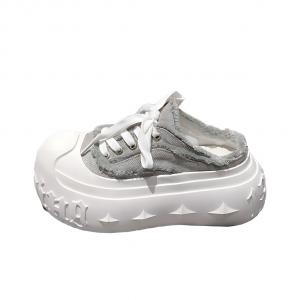 GDXF Женские противоскользящие тапочки с закрытым носком EVA, устойчивые к запаху и истиранию, серые, цвет Gray