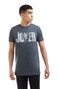 Хлопковая футболка с надписью Joker DC Comics, серый