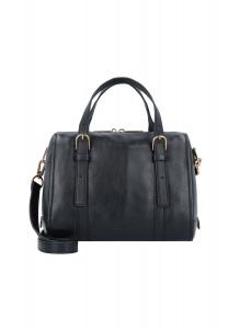 Сумочка Carlie кожаная 26 см FOSSIL, черный