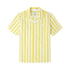 LACOSTE Рубашка Unisex в желто-белую полоску