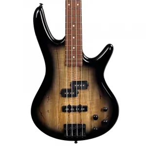 Бас-гитара Ibanez SR Gio Series GSR200SM из клена с пятнистой текстурой, 4 струны, натуральный серо-дымчатый градиент