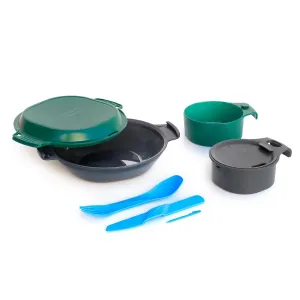 GoKit+ Deluxe Набор из 8 инструментов humangear, Forest Green/Gray