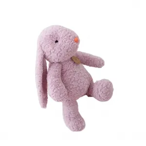 Плюшевая игрушка кролик с висячими ушами высота 35см/50см OUYIN, фиолетовый