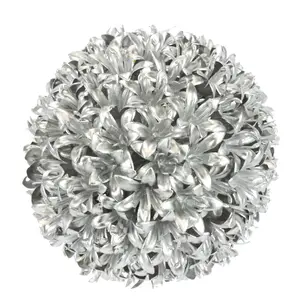 И.ГЕ.А. Искусственное растение «декоративный шар-шар», украшение стола из искусственного шара, свадебное украшение, рождественское украшение, рождественское украшение I.Ge.A., серебряный