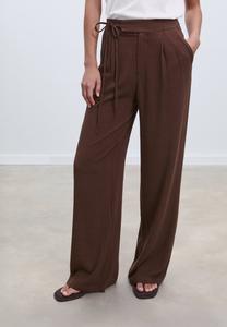 Брюки Stradivarius FLOWING, Dark Brown