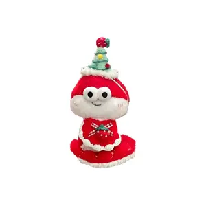 Милый и очаровательный плюшевый змей с змеиной тематикой, высота 21 см OU DI PIG