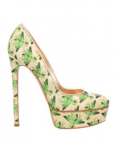 Туфли Casadei, зеленый