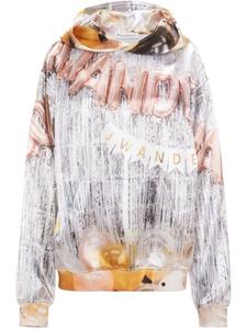 JW Anderson худи с логотипом, желтый