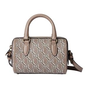 Кожаная сумка через плечо, кроссбоди, экстра мини, женская, taupe GUCCI, gift set(basic set+box+shopping bag)