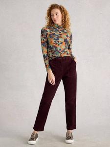 Брюки Twister из вельвета White Stuff, Dk Plum