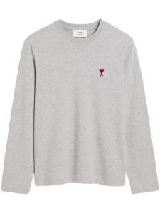 AMI Paris футболка Ami de Coeur, серый