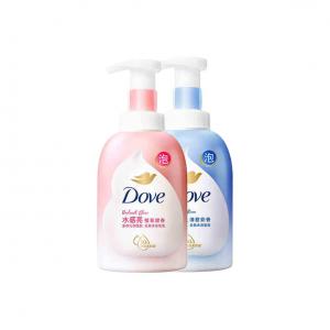 Гель для душа Cloud Bubbles увлажняющий успокаивающий очищающий Cherry Blossom 400мл*2 Dove