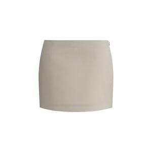 Шелковая мини-юбка Lisa Yang, белый