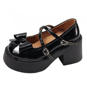 Туфли Мэри Джейн на массивном каблуке для женщин Xingdiman, Ecru