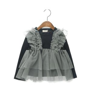 Футболка с длинными рукавами из тюля, многослойная Branshes, цвет Gray
