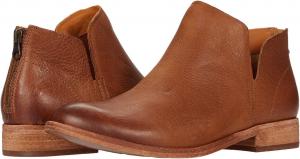 Женские ковбойские ботильоны LEHOOR с низким массивным каблуком, круглым закрытым носком и V-образным вырезом, сзади на молнии, каблук 1 дюйм, классические короткие ботинки с вырезами, повседневные, офисные, зимние, размер 4-11 US, Matte Tan