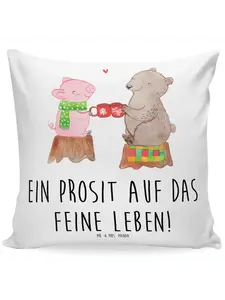 Подушка Mr & Mrs Panda 40x40 Glühschwein Sause, белый