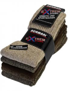 Normani 5 пар рабочих и спортивных носков, высочайшего качества, коричневого цвета, разных расцветок