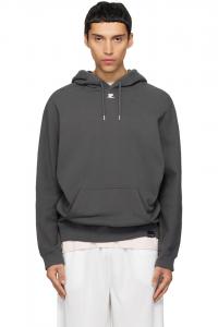 Courrèges Серая толстовка оверсайз