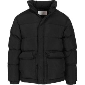 Стеганая пуховая куртка Maison Kitsune, черный