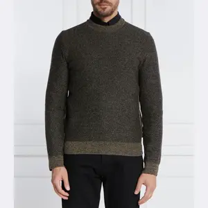 Шерстяной свитер обычного кроя Marameo Boss, коричневый