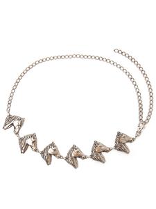 COLLEZIONE ALESSANDRO Ремень 'Eija' в цвете Silver