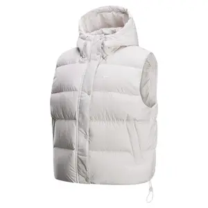 Термобелье Therma-FIT Спортивная одежда Metro Пуховая жилетка Женская Светлый земляной коричневый/Белый Nike