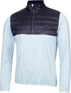 Мужской утепленный свитер для гольфа Calvin Klein Rangewood Half Zip Hybrid, Blue