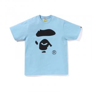 Футболка Bape Ladies Ape Face A BATHING APE, синий