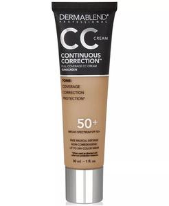 СС-крем непрерывной коррекции SPF 50+ Dermablend, цвет 43N
