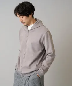 Простая в уходе/устойчивая к образованию катышков толстовка на молнии из искусственной замши с тиснением под саржу (можно стирать в машине) Avv, цвет Gray