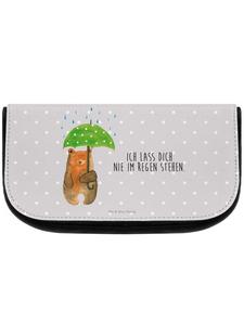 Косметичка Mr & Mrs Panda Bär Regenschirm, пастельно-серый