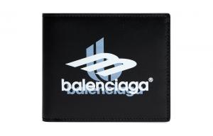 Balenciaga Кожаный кошелек Men's Black & White
