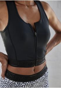 Топ CROP LASCANA Active, цвет schwarz