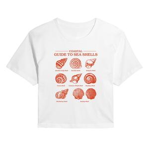 Укороченная футболка с рисунком для юниоров Coastal Guide Licensed Character, белый