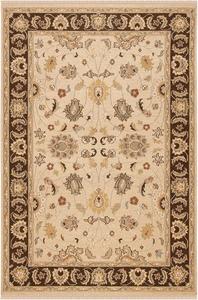 SAFAVIEH Sumak Collection ковер 122 x 183 см Ivory / Brown SUM411B ручной работы традиционный премиум шерстяной