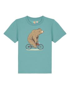 Футболка wat? Apparel, цвет teal monstera