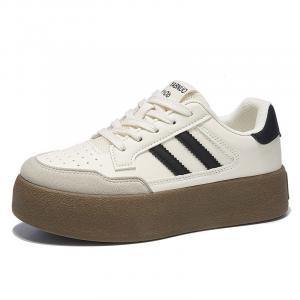 Низкие немецкие армейские кеды skateboard shoes женские Komanic, бежевый