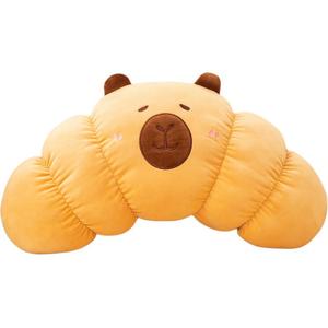 Креативная милая плюшевая кукла тост пухлая капибара круассан сумка гамбургер сумка 15см/60см высота Happy Fish