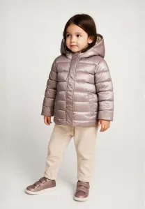 Теплая зимняя куртка с несъемным капюшоном Minoti, Lilac