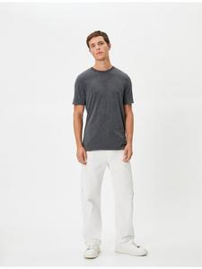 Футболка KOTON T shirt, антрацит