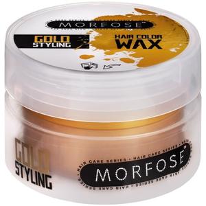Профессиональный окрашивающий воск для укладки волос 100мл Morfose Hair Color Wax Gold