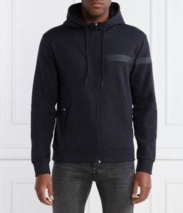 Толстовка мужская Boss Green на молнии с капюшоном, черный