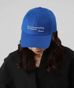 Токовая шапка с вышивкой из саржи Colony 2139, цвет Blue