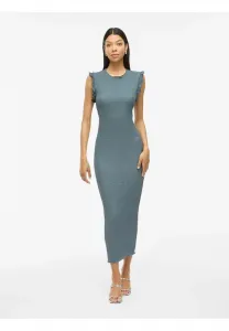 Вязаное нейлоновое платье-футляр Vila, Coronet Blue