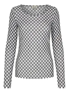 Джодиана клетчатый топ Baum Und Pferdgarten, черный