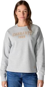 Carhartt женская свободная толстовка Midweight Graphic, Heather Gray