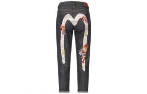 Джинсы женские деним синие Evisu