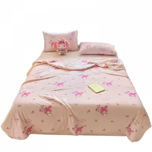 Sanrio Летнее одеяло с мультяшным принтом, синтетическое